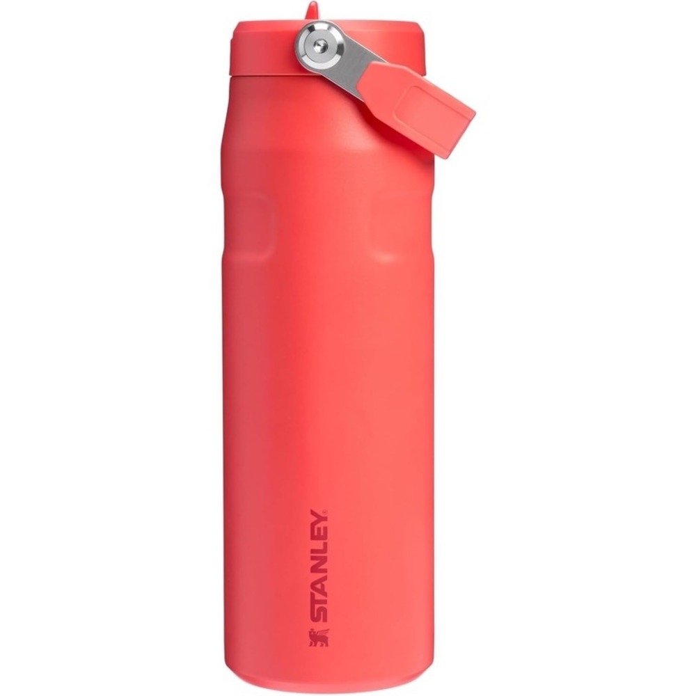 Stanley IceFlow AeroLight Flip Straw Bottle 24oz Hot Coral Insulated NEW